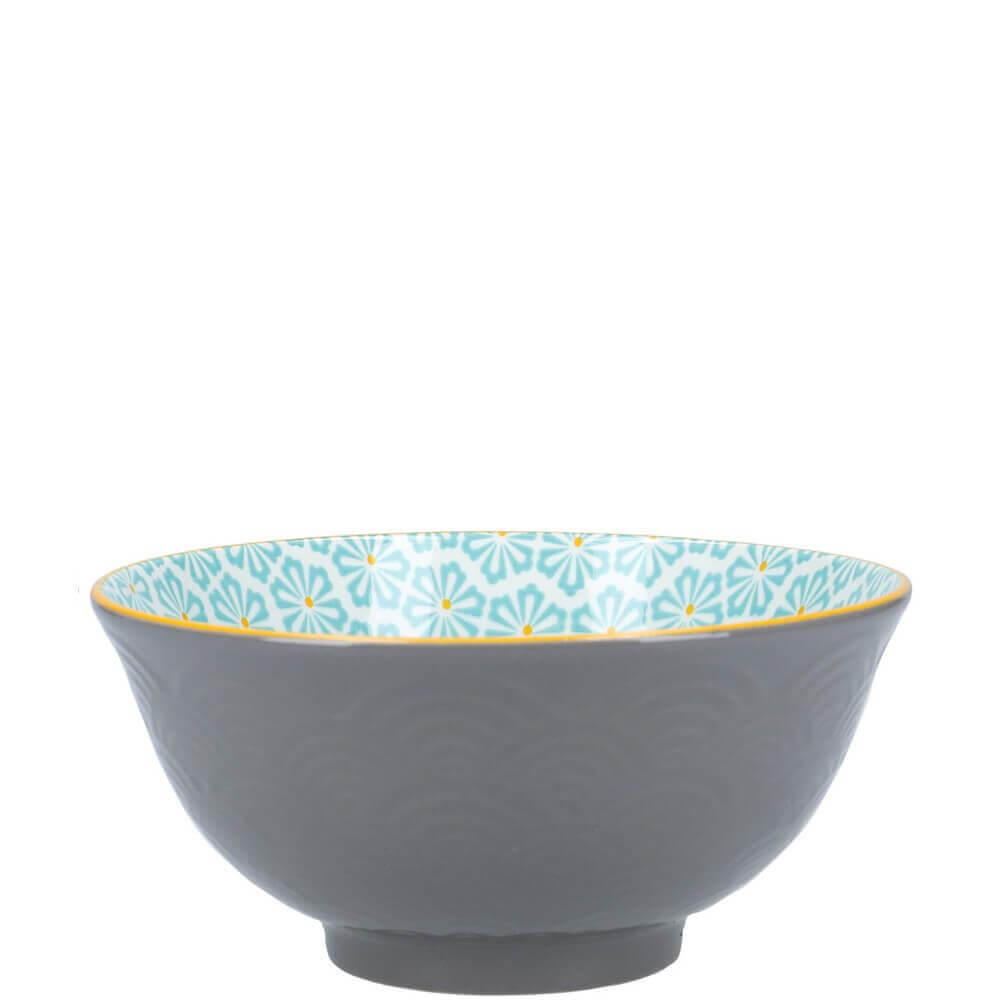 KitchenCraft Grey Arched Pattern Multi Use Bowl